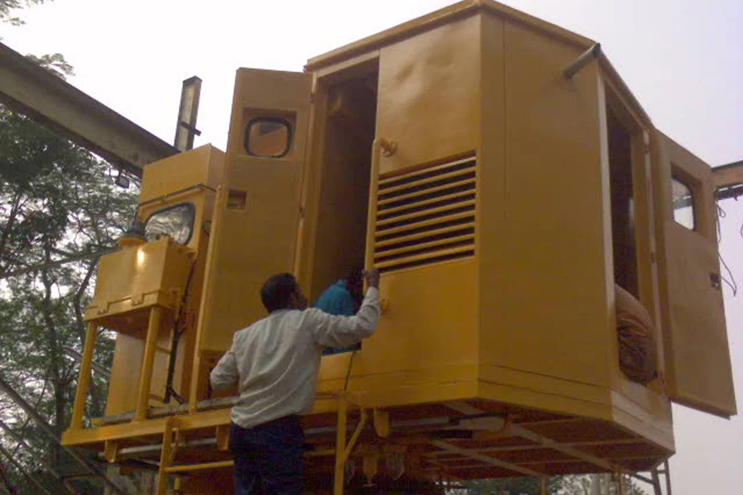 Sound Proof Enclosure For Crane